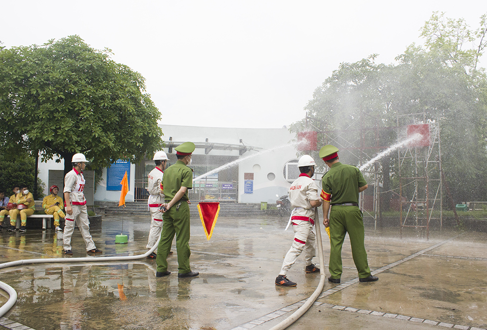 CADI-SUN đạt giải cao tại Hội thi Chữa cháy và cứu nạn cứu hộ quận Thanh Xuân 